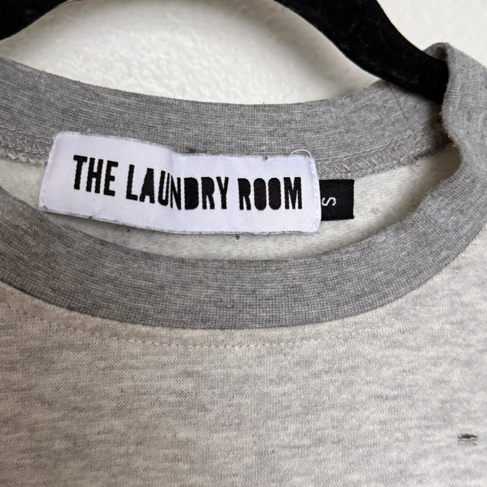 The Laundry Room Canyon Rally Oversized Distressed Motorcycle Sweatshirt S - Picture 4 of 6
